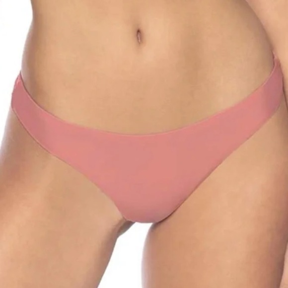 NWT Pilyq Lotus Basic Ruched Bikini Bottoms Full - Picture 1 of 9